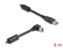 81111 Delock USB 5 Gbps kabel Tipa-A, muški na Tipa-B, muški 90° zakrivljen desno 5 m