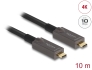 84150 Delock Aktives Optisches USB-C™ Video + Daten + PD Kabel 10 m