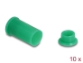 60673 Delock Cubierta antipolvo DL4 para conector macho y hembra, silicona, 2 partes, verde Juego de 10 piezas