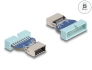 67131 Delock Adaptor USB 5 Gbps antet pin tată la USB de Tip-E cheie internă A mamă