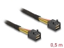 83386 Delock Cablu cu conector Mini SAS HD SFF-8643 > conector Mini SAS HD SFF-8643 0,5 m
