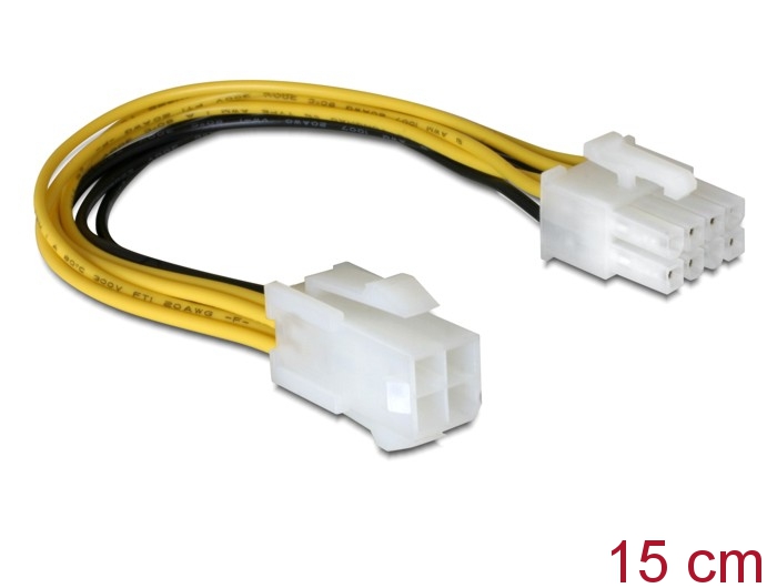 Delock Adapter Kabel 8 Pin 15cm