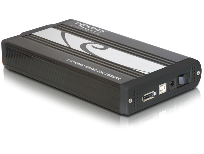 Delock Products 42451 Delock 3.5″ External Enclosure SATA HDD to USB 2.0 / eSATA