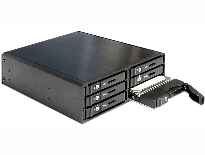 Boîtier HDD, baie de rack SSD 2.5 'SSD Mobile Rack HDD Mobile Rack