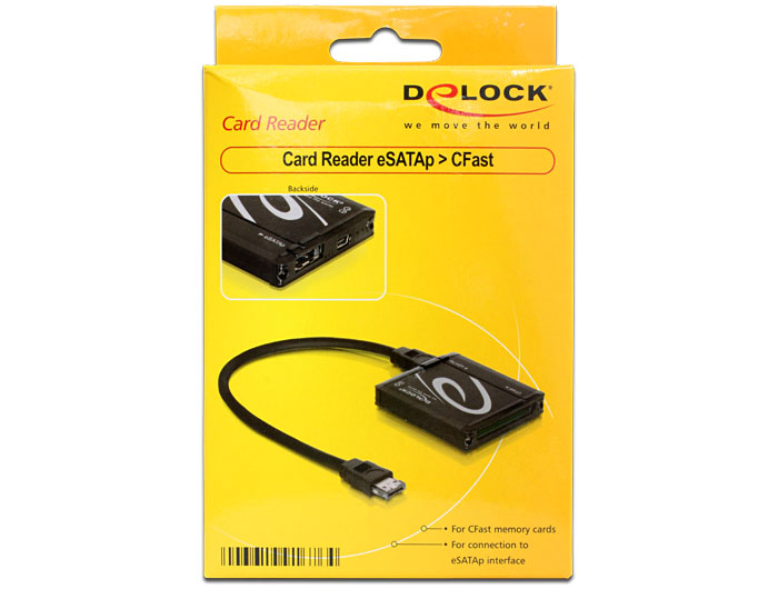 Delock Products 91676 Delock Card Reader eSATAp > CFast