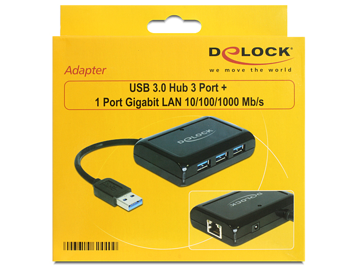Delock Adaptateur double port 2xRJ45, 1x100Mbps LAN, 1xISDN 1 Pièce/s