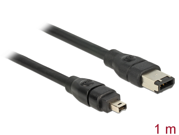 1394a FireWire 6-pin to 4-pin Cable 1M 