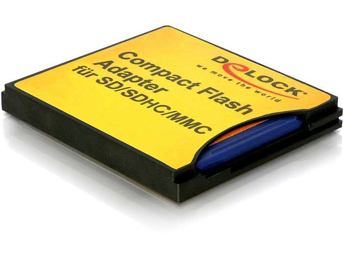 DeLock Compact Flash Adapter für Micro SD Speicherkarten 