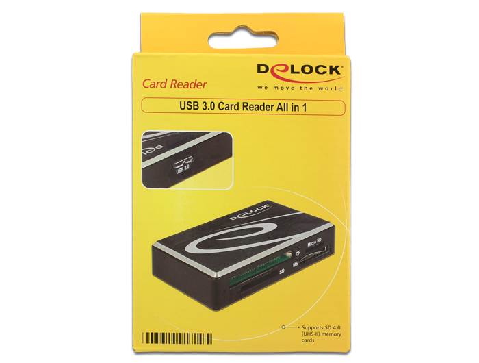 Delock Produits 91500 Delock Lecteur de carte USB 3.0 pour cartes