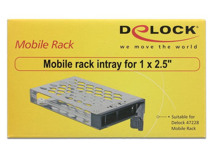 Delock Products 47235 Delock 5.25″ Mobile Rack for 4 x 2.5″ U.2