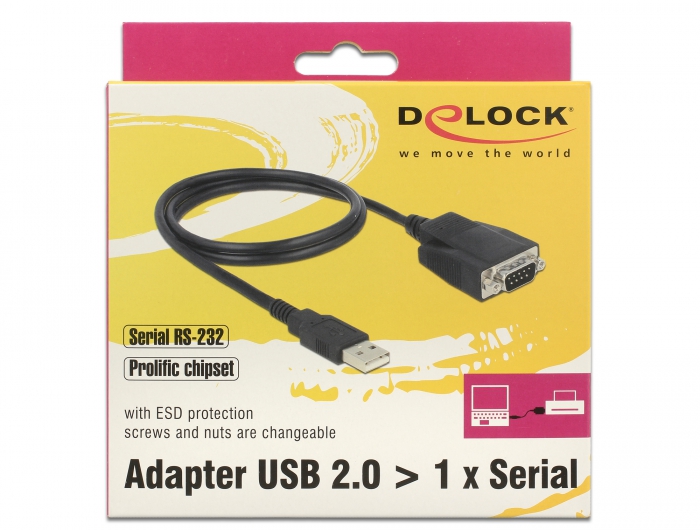 Delock Products 83778 Delock Converter USB 2.0 Type-A male to Serial TTL  3.5 mm 4 pin stereo jack 1.8 m (5 V)