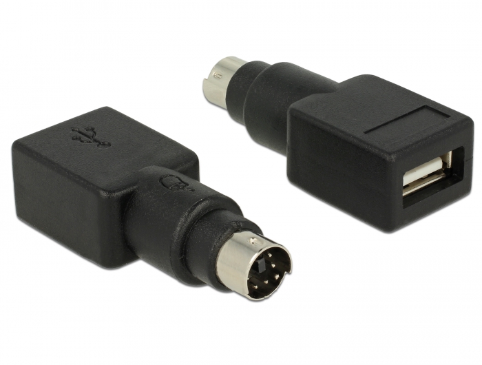 USB Adapter USB-Stecker (Typ A) > Mini-DIN 6-Buchse (PS/2)