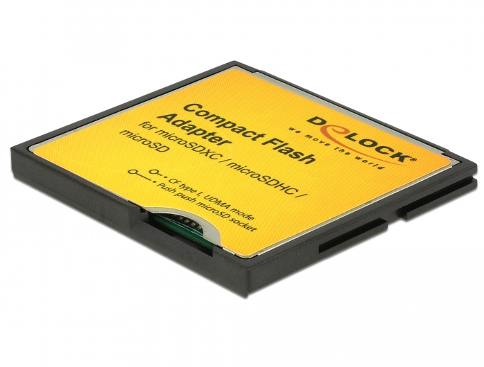 tv Vernietigen Politiek Delock Products 61795 Delock Compact Flash Adapter for Micro SD Memory Cards