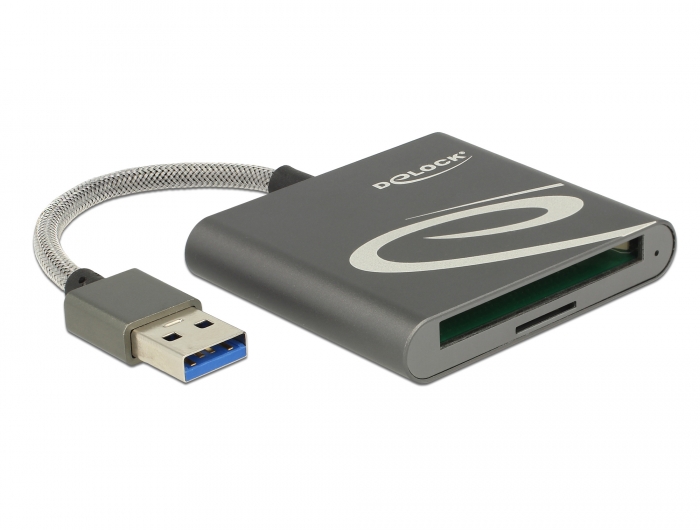 Delock Produits 91500 Delock Lecteur de carte USB 3.0 pour cartes de  mémoire Compact Flash ou Micro SD