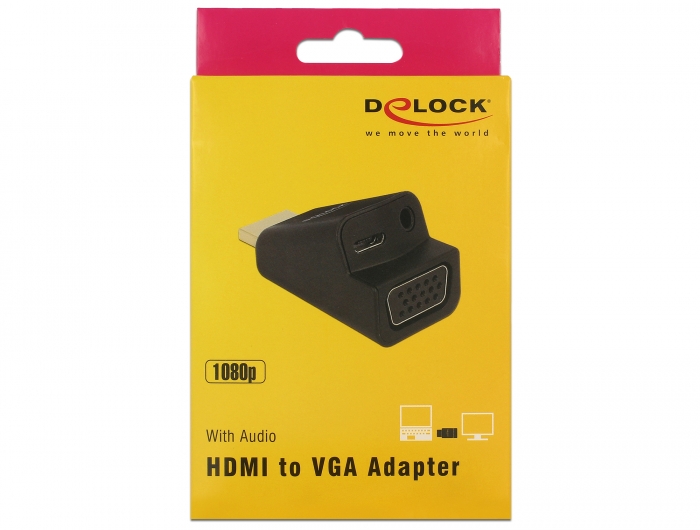 Delock Produits 62407 Delock Adaptateur HDMI vers VGA avec audio