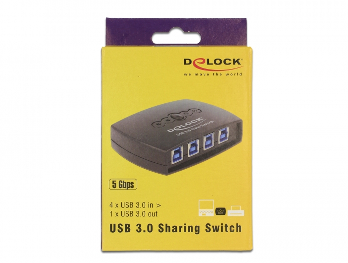 Delock Products 87764 Delock Gigabit Ethernet Switch 4 Port PoE + 1 RJ45