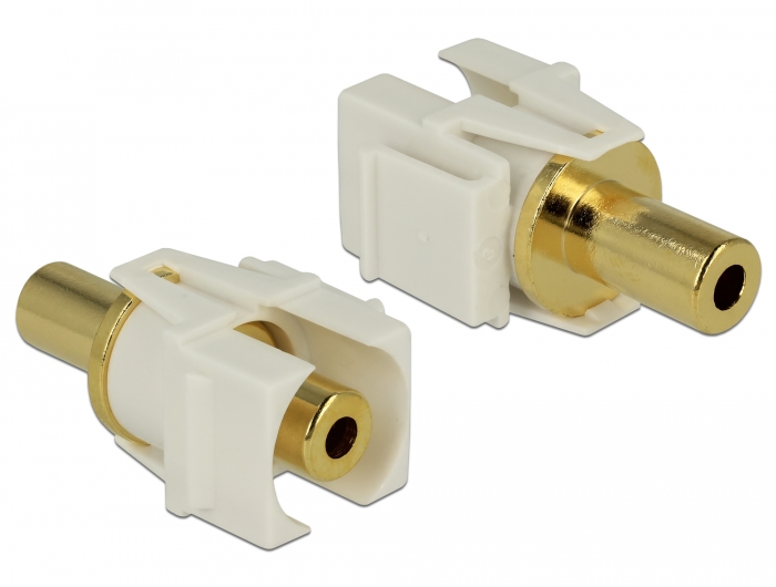 Delock Products 66438 Delock Audio Splitter stereo jack male 3.5 mm to 2 x  stereo jack female 3.5 mm 4 pin angled
