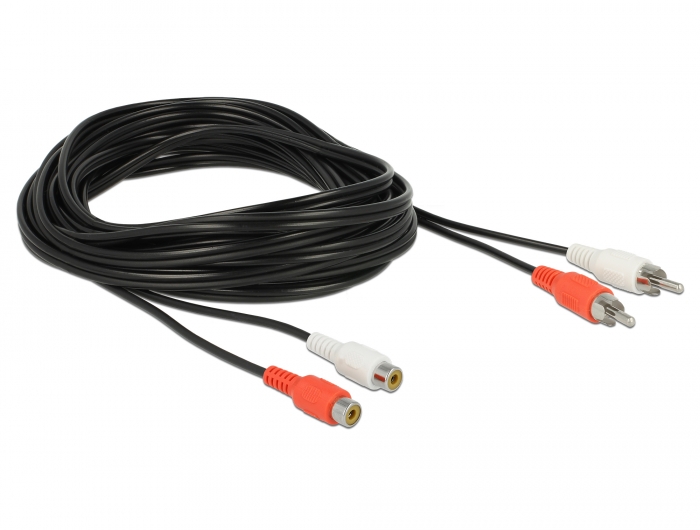 DELOCK 85835: Câble DIN à diode, 5 broches vers 2 x RCA femelle