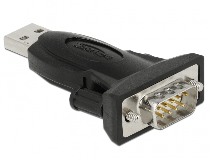 Behov for Intuition Tolk Delock Products 61425 Delock Adapter USB 2.0 Type-A > 1 x Serial DB9 RS-232