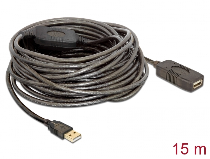 Delock KB000393 5 m USB 2.0 Type-A Male to USB 2.0 Type-A Female Extension Cable 