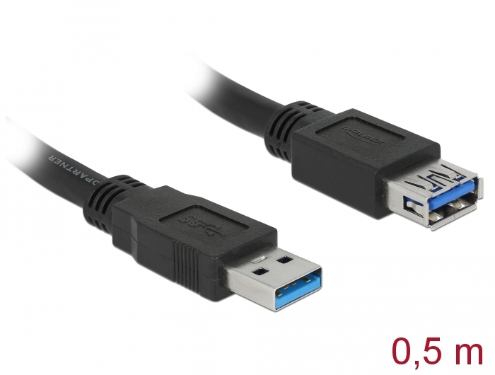 Delock Productos 82753 Delock Alargador USB 3.0 Tipo-A macho > USB 3.0  Tipo-A hembra 2 m Premium
