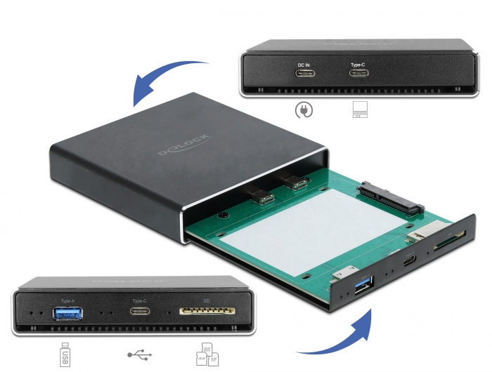 WE - Boitier externe 2.5' pour HDD ou SSD SATA, sortie USB 3.0