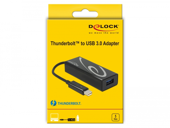græs Engel hobby Delock Products 62634 Delock Adapter Thunderbolt™ male > USB 3.0 Type-A  female