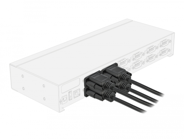 DeLOCK RS-232 2m Sub-D9 Beige 2m, Sub-D9, Sub-D9, Male Connector/Male Connector, 2 m, Beige Adaptador para Cable