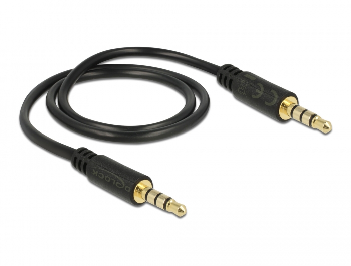 Delock Produits 84001 Delock Cable Audio DC jack 3.5 mm male / male 2.5 m