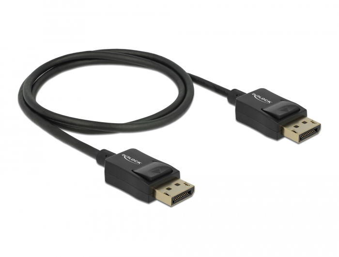 Delock Produits 84928 Delock Câble Mini DisplayPort vers DisplayPort 8K 60  Hz 2 m DP 8K certifié
