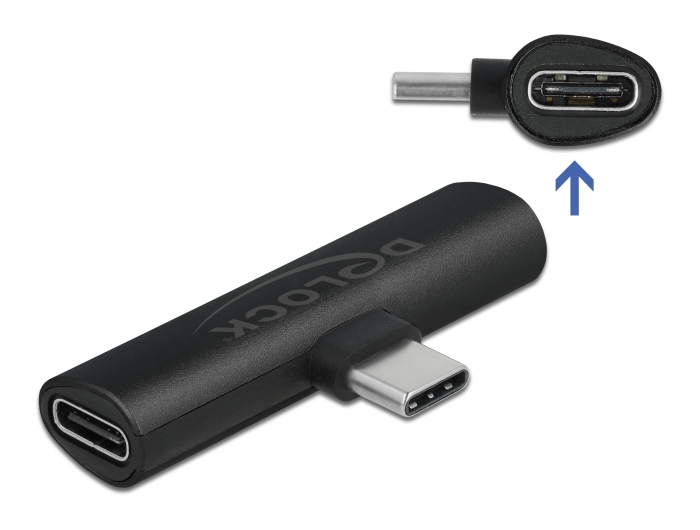 64114 Delock Adapter USB to x USB Type-C™ PD black