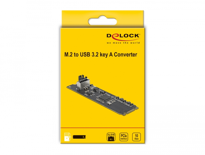 Delock Produkte 85326 Delock Kabel USB 3.1 Gen 2 Key A 20 Pin