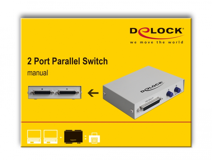 Switch parallelo 2 porte delock 1982656 