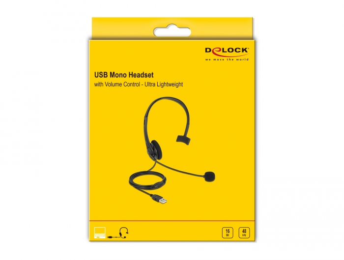 Delock Écouteurs Gaming Over-Ear LED pour PC, Notebook