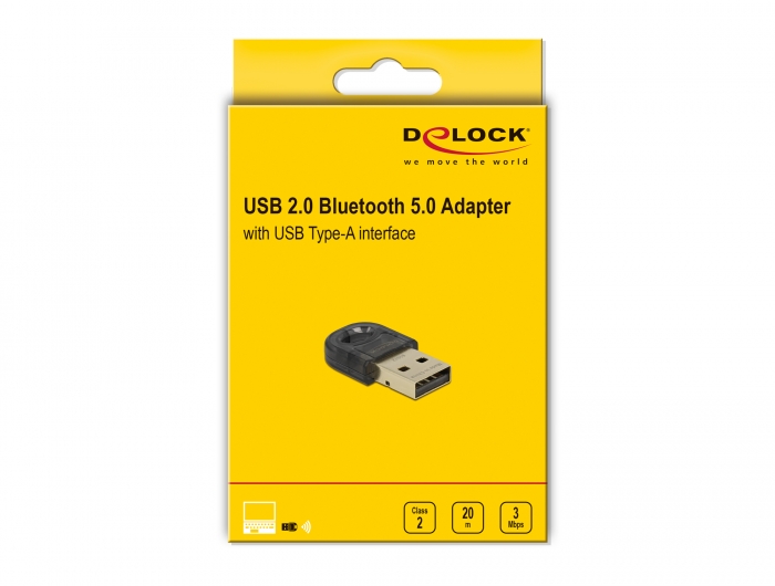 Delock Produkte 61012 Delock USB 2.0 Bluetooth 5.0 Mini Adapter