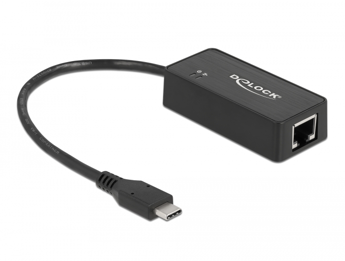 Delock Products 62642 Delock Adapter SuperSpeed USB (USB 3.1 Gen 1) with USB  Type-C™ male > Gigabit LAN 10/100/1000 Mbps