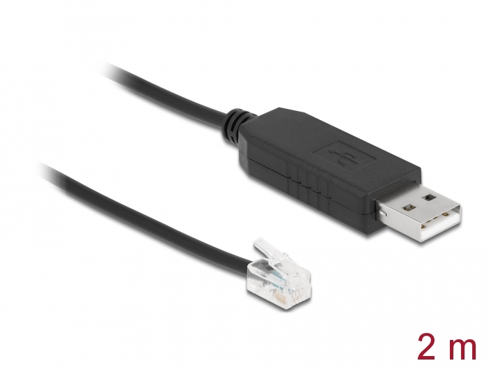 Delock Products Delock Adapter cable USB Type-A to Serial RS-232 RJ9/RJ10 with ESD protection Celestron NexStar m