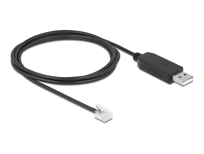Ønske Fortryd Hassy Delock Products 66735 Delock Adapter cable USB Type-A to Serial RS-232 RJ12  with ESD potection Skywatcher 2 m