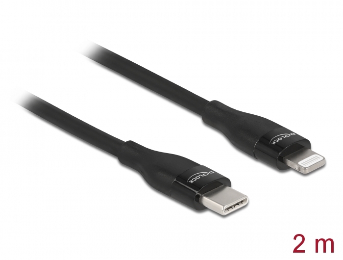 Câble USB-C vers Lightning (1 m/3,3 pi, noir)
