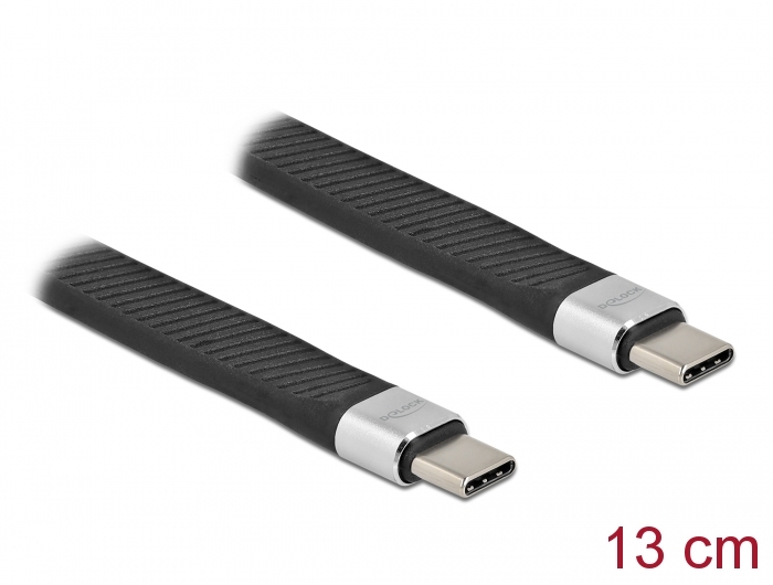 Högervinklad USB-C-kabel - M/M - 1 m - USB 2.0