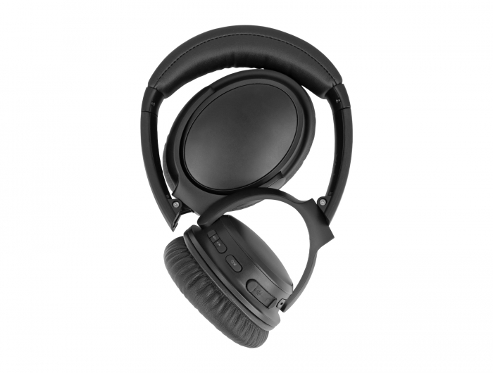 Delock Products 27181 Delock Bluetooth 5.0 Headphones Over-Ear foldable with integrated Microphone and intense Bass, up to 20 hours playback