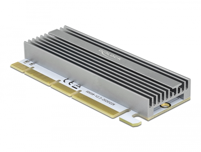 Delock Products 90566 Delock PCI Express x16 (x4 / x8) Card to 1 x NVMe M.2  Key M with LED illumination