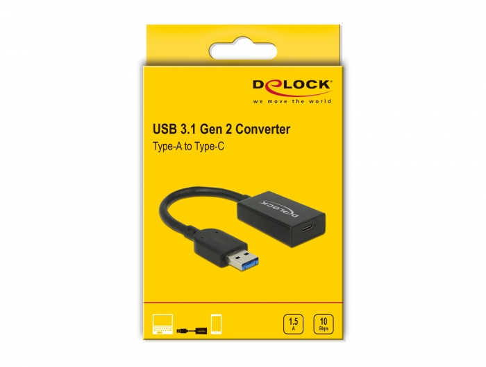 Delock Adaptateur USB Prise USB C - Connecteur USB B