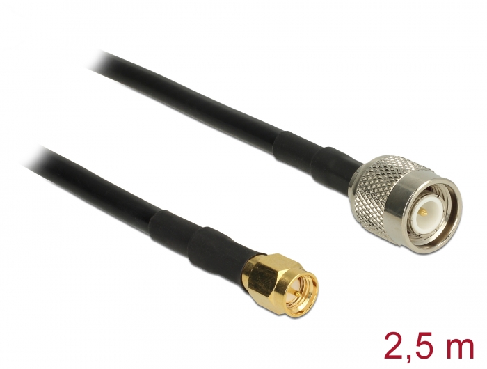 Navilock Products 89510 Delock Antenna Cable TNC plug > SMA plug