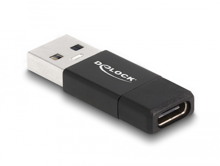 Clé USB 3.2 Gen 1 USB-C + Type-A 32 GB - Boitier métallique Delock