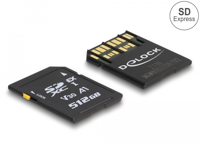 Delock Products 54092 Delock SD Express memory card 512 GB