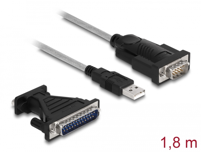 USB 2.0 USB-C till USB-A-kabel - 1 m