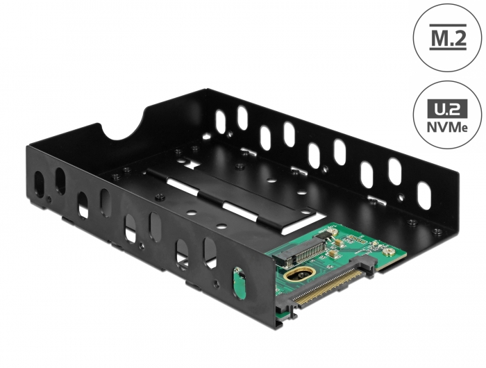 Metal Case M.2 to U.2 SSD Adapter Riser Board + Enclsoure Socket