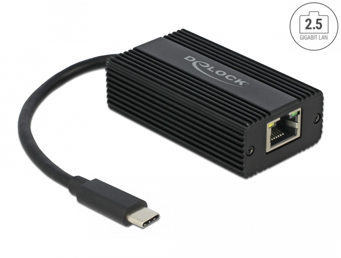 Delock Products 65990 Delock Adapter USB Type-C™ male to 2.5 Gigabit LAN