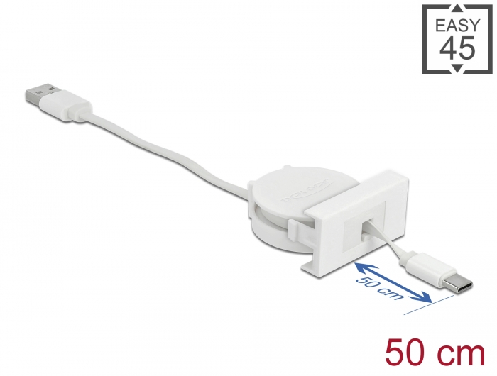Adaptador de 50cm USB-C a Micro USB-B USB 3.0 USB Tipo C